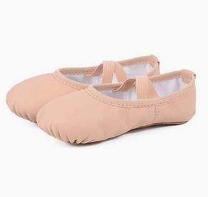 Chaussons de ballet souples pour femmes, en satin, à talon plat, avec doublure en coton et semelle en caoutchouc, pour l'entraînement et les spectacles de ballet - Product Image 1