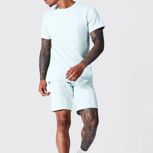 Wholesale Custom New Summer Men Short Sleeve T-Shirt And Shorts Two Piece <b>Twin</b> <b>Set</b> Latest Design Men <b>Twin</b> <b>Set</b> - Product Image 1