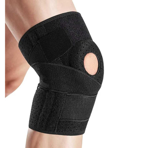 Genouillère de soutien articulée élastique avec compression supérieure pour le volley-ball, le basketball, la course à pied, le cyclisme et l'entraînement physique - Product Image 2