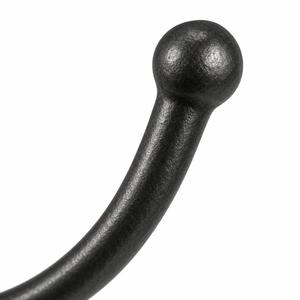 Hanging Planter Wall Bracket Iron 25cm Black Bent Rod Plant Hanger Hook for Indoor Home Garden - Product Image 3