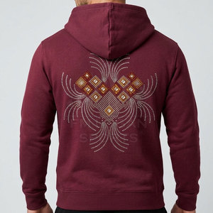 เสื้อฮู้ดดี้ผ้าฟลีซสำหรับฤดูหนาว ตกแต่งด้วยคริสตัล ผลิตจากผ้าฝ้าย 100% สวมใส่สบาย เป็นมิตรต่อสิ่งแวดล้อม ระบายอากาศได้ดี ดีไซน์ทันสมัย เหมาะสำหรับใส่ลำลอง  สั่งซื้อขั้นต่ำน้อย - Product Image 4