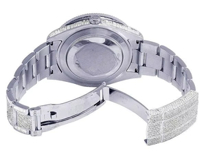 Reloj de Pulsera de Moda de Lujo con Diamantes de Imitación VVS Moissanite, Esfera de Cristal, Acero Inoxidable, Automático, Estilo Hip Hop, Precio Bajo - Product Image 5