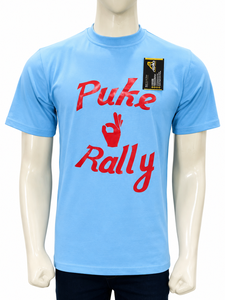 T-shirt à manches courtes bleu clair pour homme North of Dewdney, imprimé, coupe classique, col rond, style décontracté, 100% coton, 180g - Product Image 2