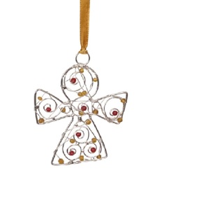 Ornements de Noël personnalisés faits à la main, design sur mesure, perles, durables, imperméables, vintage, modernes, taille personnalisée, à suspendre - Product Image 3