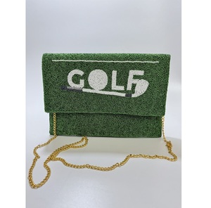 Sac bandoulière de luxe fait main en coton vert avec broderie d'oiseau perlée, sangle réglable, pour femme, idéal pour les soirées et les cadeaux - Product Image 5