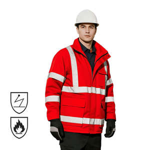 Ropa de Trabajo de Seguridad FR para Hombre, Certificada, Antiestática, Resistente al Fuego, Industrial, FRC, Protección Eléctrica Ocupacional, para Soldadura - Product Image 6