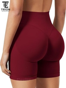 Quick Dry High Elastic Scrunch Butt Sports <b>Shorts</b> Low Waist <b>Short</b> Gym Fitness <b>Leggings</b> Seamless Yoga <b>Shorts</b> <b>Women</b> with OEM ODM - Product Image 5