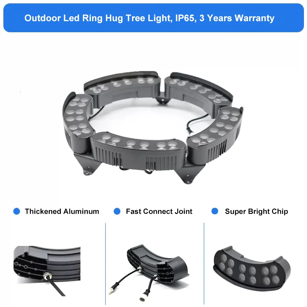 Waterproof IP65 220V LED Tree Ring Light 12W for Garden Landscape Lighting · image 3