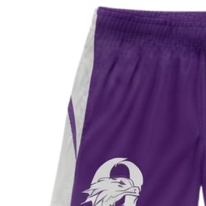 Pantalones Cortos de Lacrosse Sublimados en Morado y Blanco, Unisex, Ligeros, de Poliéster, Uniformes Deportivos, para Partidos, Entrenamientos - Product Image 6