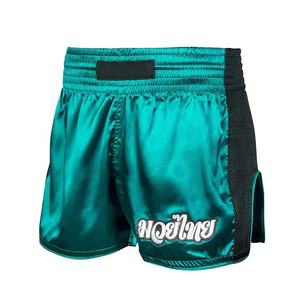 กางเกงขาสั้น MMA แบบสั้นสำหรับผู้ชายกางเกงขาสั้นชกมวยแบบสั่งตัดสำหรับผู้ชายกางเกงมวยไทยแบบ2024ขายส่งใหม่ - Product Image 5