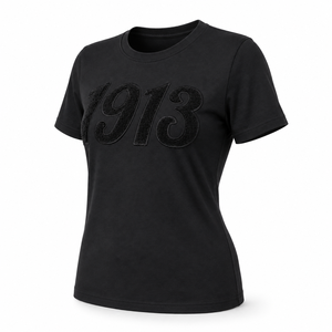 T-shirt à col rond en chenille 100 % coton brodé Delta Sigma Theta DST 1913 pour femmes, vêtements de sororité, vente en gros, grandes tailles - Product Image 4
