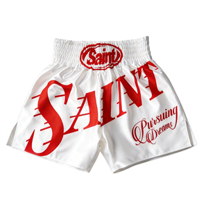 Pantalones Cortos de Muay Thai con Logotipo Personalizado, Pantalones Cortos de Kickboxing de Satén Premium, Fabricante de Pantalones Cortos de Lucha MMA de Marca Privada OEM, Ropa de Boxeo al por Mayor - Product Image 3