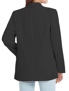 Chaqueta Blazer para Adolescentes, Manga Larga, Cuello Chal, Traje Formal para Graduación Escolar, Uniforme Casual, Blazers para Niñas - Product Image 3
