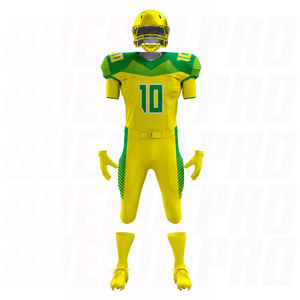 Uniforme de football américain de haute qualité 100% polyester, pour jeunes, meilleure qualité, vêtements d'équipe sportive, style uni, impression personnalisée - Product Image 2