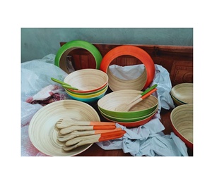 Utensilios de madera para ensalada personalizada de Vietnam/utensilios grandes de bambú, cuchara y tenedores para el hogar, jardín, cocina, vajilla, boda - Product Image 4