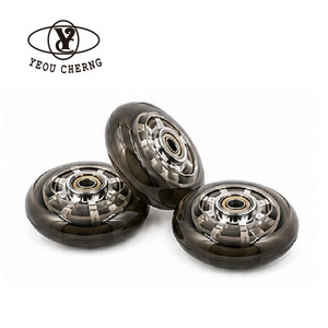 Roues de patins à roulettes en PU de 100 mm pour l'extérieur, 78A, absorption des chocs, remplacement pour le marathon, le slalom, le roller, articles de sport - Product Image 4
