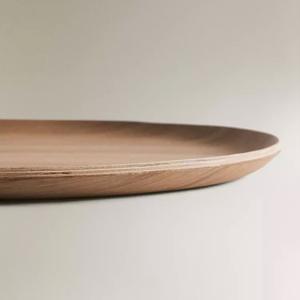 Plateau de service en bois d'acacia massif, plateau à thé et café, fabrication directe du fabricant - Product Image 5