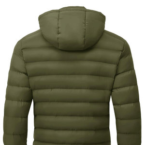 Solid Color Quick Dry New Design Fashionable Cotton <b>Men's</b> <b>Jackets</b> New Style <b>Summer</b> Long Sleeves Front Zipper Puffer <b>Jacket</b> <b>Men</b> - Product Image 1