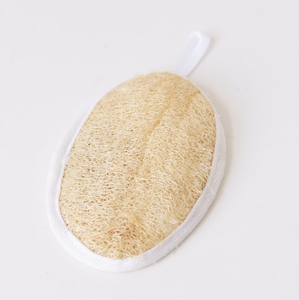 Gant de bain réutilisable en loofah naturel, gants exfoliants en fibres végétales durables pour le nettoyage du corps, le massage et les soins de la peau sains - Product Image 4