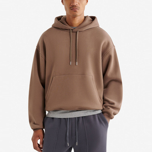 Sudadera con capucha para hombre, de tejido grueso, forro polar suave, corte holgado, estilo urbano, cálida, informal, personalizable. - Product Image 6