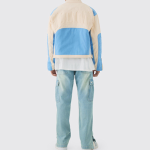 Mens Distressed Baggy Denim Jeans High Waist Breathable Waterproof Wide Leg Spring ODM Casual Pants - Product Image 6