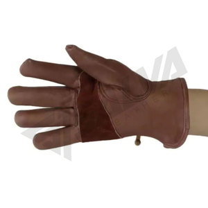 Guantes de Trabajo de Seguridad para Soldadura Industrial, Protección para las Manos, de Piel de Oveja, Guantes Amarillos de Piel de Oveja para Jardinería y Conducción - Product Image 3