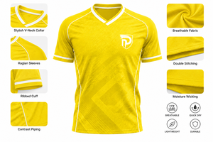 Dumela International - Conjunto de Fútbol para Hombre, Camiseta Deportiva de Verano, Manga Corta, Poliéster Sólido, Secado Rápido, Transpirable y Cómodo - Product Image 6