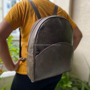 New Handmade Genuine Cowhide Leather Backpack <b>for</b> <b>Men</b> & Women Travel <b>Bag</b> 100% Pure Full Grain Leather Vintage Backpack - Product Image 3