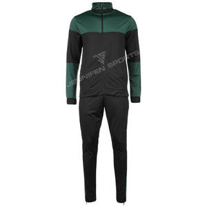 Combinaison de sport personnalisée avec logo imprimé, taille plus, pour hommes, 2 pièces, vêtements de sport légers, respirants, pantalons de jogging slim - Product Image 1