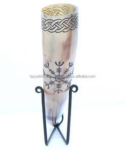 ฮอร์นดื่มแก้วผลิตจากเขาควาย-เทคนิคขัดเงาและดิบ - Product Image 3