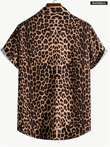 เสื้อโปโลโอเวอร์ไซส์ แขนสั้น คอวี ผ้าริบ ทรงหลวม สไตล์ลำลอง สตรีทแวร์ ดีไซน์ทันสมัย เสื้อยืดผู้ชาย - Product Image 2