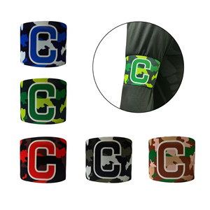 Brassards de Capitaine de Football Personnalisables Réutilisables en Gros de Qualité Supérieure – Brassards Élastiques Ajustables en Gros - Product Image 2
