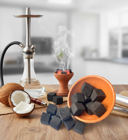 Briquettes de charbon de coco pour chicha améliorent la qualité du tabac à chicha grâce à une longue durée de combustion et à un arôme pur.