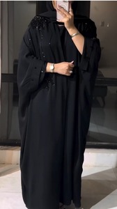Islamic Elegant Premium Fancy Abaya <b>For</b> Women Dubai Style Modest Wear With Accessory - Product Image 3