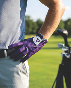 Guante de Golf para Mano Izquierda ADIHA IMPEX AI-269, Color Morado, Antideslizante, Diseño con Logotipo Personalizado, Cuero Cabretta, para Hombre y Niños - Product Image 3