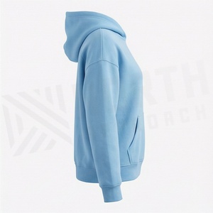 Heavy Cotton Fleece Cropped Hoodie Casual Pullover Crop <b>Top</b> <b>Silky</b> Crew Neck Winter Workout Women Hooded <b>Tops</b> Activewears - Product Image 3