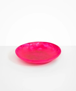 Bol en bois rose au design moderne, résistant au lave-vaisselle, pour service de fête, non toxique, durable, effet pierre polie, luxe artistique minéral - Product Image 1