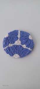 Handcrafted <b>Beaded</b> <b>Coaster</b>: Unique Home Decor - Product Image 2