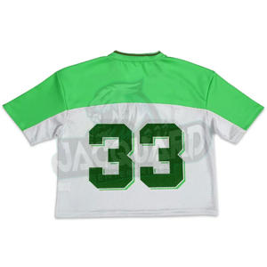 Ensemble T-shirt et short en jersey surdimensionné personnalisé avec impression par sublimation, respirant, style sport et streetwear, faible MOQ, fournisseur OEM ODM - Product Image 2