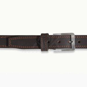 Cinturón de Cuero de Textura Suave en Oferta, Cinturón de Cuero Elegante con Superficie Lisa y Ajuste Flexible - Product Image 5