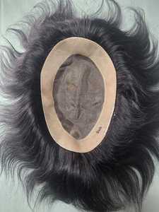 Prótesis capilar de base mono de cabello indio, extensiones de cabello, rizo francés, onda de agua, onda profunda, onda corporal, cabello Remy, Taz Dreadlocs - Product Image 6