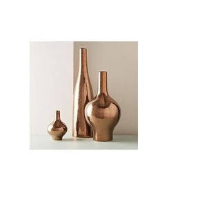 Premium Tabletop Metal Flower Vase For Decorative Use In Homes Offices Cafes And Boutique Spaces - Product Image 1