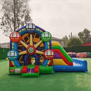 MOONWALK thương mại Kid Inflatable <span class=keywords><strong>5</strong></span> trong <span class=keywords><strong>1</strong></span> Bouncer <span class=keywords><strong>bouncy</strong></span> nhảy lâu đài Đu Quay Bánh Xe trả lại nhà <span class=keywords><strong>Combo</strong></span> - Product Image 6