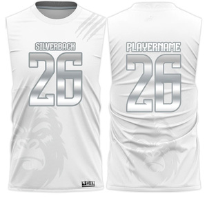 Silverback 26 Custom 70n7 Jersey Blanco Poliéster Sin Mangas Ropa Deportiva Infantil Paquete de 20 Piezas - Product Image 1
