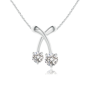Joyería Vaayu, Colgante de Diamantes en Oro Amarillo, Corte Brillante, Unisex, Uso Diario, Regalo de Boda, Oro 10K 14K 18K, Plata 925/935 - Product Image 2
