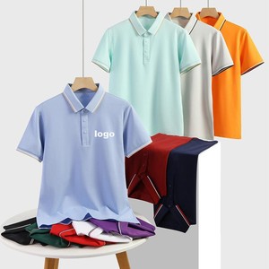 T-shirt unisexe en coton tricoté respirant de haute qualité, personnalisable avec logo frontal, idéal pour le sport, le golf, à manches courtes et couleur unie - Product Image 6