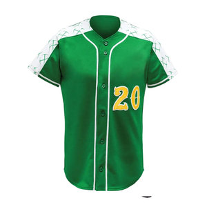 Uniforme de Béisbol de Manga Corta, Transpirable, de Alta Gama, Tallas Grandes, Personalizado con Bordado, Venta al Por Mayor de Fábrica - Product Image 5