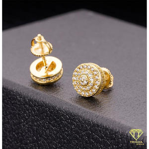 Bijoux en diamant cultivé en laboratoire plaqué or raffiné, argent sterling 925, bijoux fins de qualité supérieure pour femmes - Product Image 4