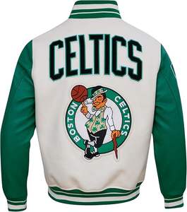 Chaqueta Varsity Clásica Unisex Estilo Urbano con Cuello Alto y Logotipo Frontal, Forro de Lana - Product Image 1