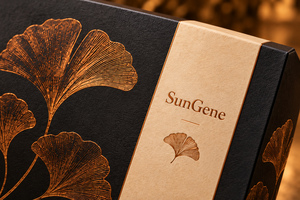 Boîte rigide personnalisée pour bouteille de whisky avec couvercle et base, motif Ginkgo - Product Image 3